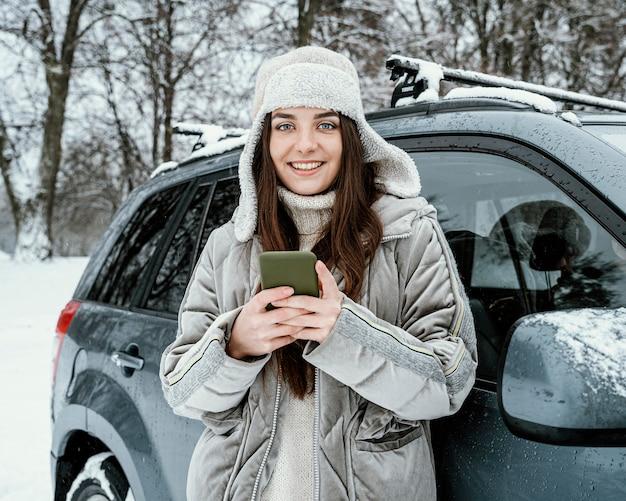 coche eléctrico invierno